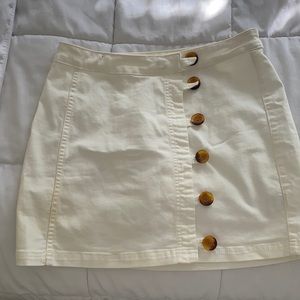 White skirt